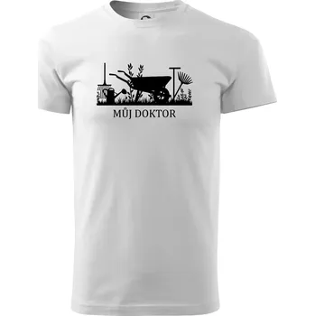 Můj doktor - zahrada - Triko extra velké (5-8XL) - 8XL ( Bílá )