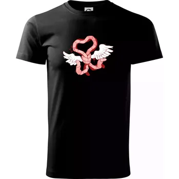 Pánské tričko Žížalí anděl (Alexis Citrine) - Triko extra velké (5-8XL) - 7XL ( Černá )