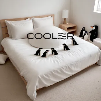 Prostěradlo Chladivý matracový chránič Cooler 90x200x20 cm, bílý