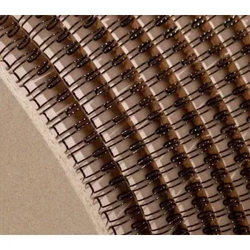 Vázací hřbet RENZ Drátěná vazba prům. 8 mm 5/16" počet závěsů 64.000 barva - černá dělení 3:1