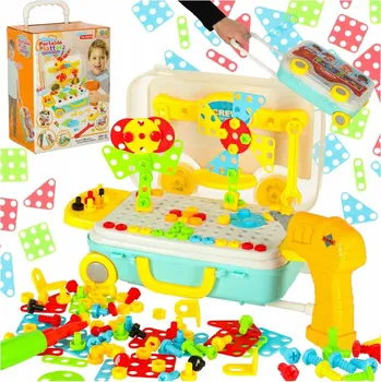 ostatní stavebnice Šroubovák vrtačka šroubky stavebnice stavebnice sada pro kutily