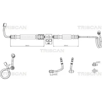 Čep řízení Hydraulická hadice, řízení TRISCAN 8516 29086