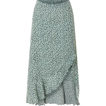 Dámská sukně esmara® Dámská zavinovací midi sukně (zelená, L(44/46))