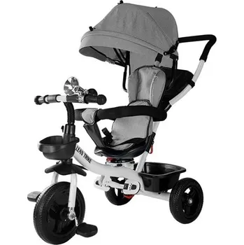 Dětská tříkolka Mamido Dětská tříkolka PRO300 šedá
