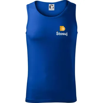 Štosuj - Logo jen na prsu - Tílko pánské Core - S ( Královská modrá )