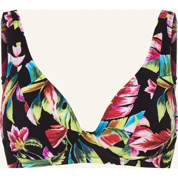 Podprsenka Lidea Dámský Horní Díl Bikin S Kosticemi Exotic Blaze, černá...