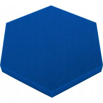 akustická pěna Akustická pěna Hexagon Odhlučňovací Modrý panel do studia houbička hladká