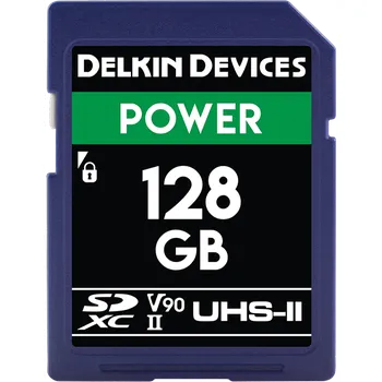 Paměťová karta Delkin SDXC Power 2000X UHS-II U3 (V90) R300/W250 128GB