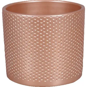 Obal na květináč Obal na květník ZEUS DOTS CHRISTMAS keramický lesklý d17cm