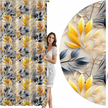 Obraz HOTOVÉ ZÁCLONY NA ŽABKY S ŘASÍCÍ PÁSKOU 140X240 ZÁVĚS VZOR 002 ZKRÁCENÍ