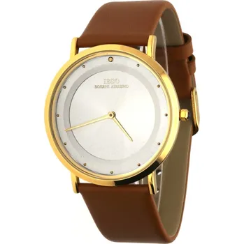 Hodinky MPM Elegantní dámské hodinky se zlatým pouzdrem a koženým řemínkem W02X.11039.A