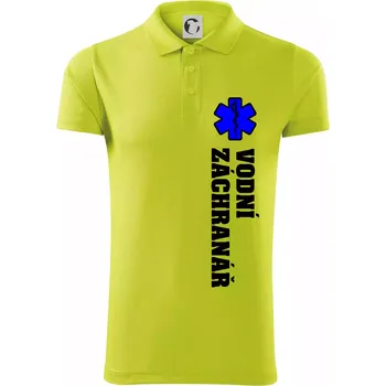 Pánská košile Rescue - Vodní záchranář - Polokošile Victory sportovní (dresovina) - 3XL ( Limetková )