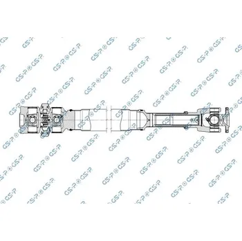 Hřídel nápravy Kloubovy hridel, pohon napravy GSP PS901744