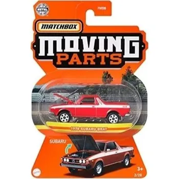 autíčko Subaru Brat 1978 červená 1:64 - MATCHBOX Subaru Brat - model auta 1/64