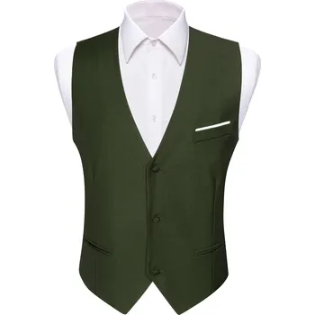 Pánská vesta Pánská saténová vesta bez rukávů slim střihu Velikost: XL, Barva (Varianta): 2436