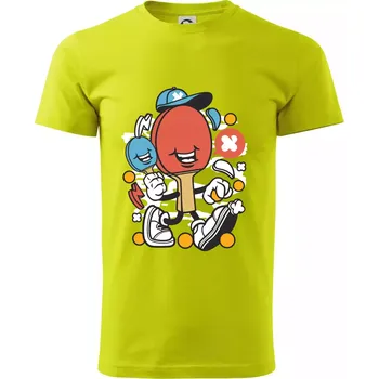 Pánské tričko Pinčesaňák - Klasické pánské triko vyšší gramáže - L ( Limetková )