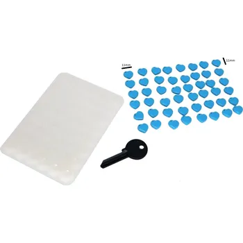 PourArt Silikonová forma na šperky Srdíčka 01 XC0506-145 87x121x4mm