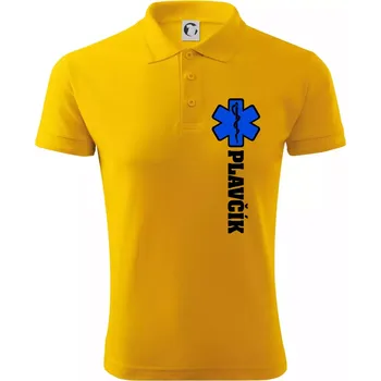 Pánská košile Hvězda života - Plavčík - Polokošile pánská Pique Polo 203 - 2XL ( Žlutá )