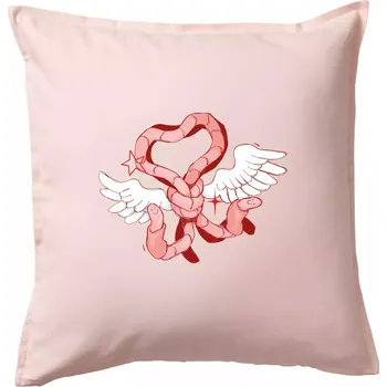 Polštář Žížalí anděl (Alexis Citrine) - Polštář 50x50 - 50x50 - Včetně výplně ( Světle růžová )