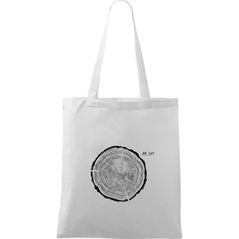 Letokruhy - 60 - Taška bavlněná - 42 x 38 cm ( Bílá )