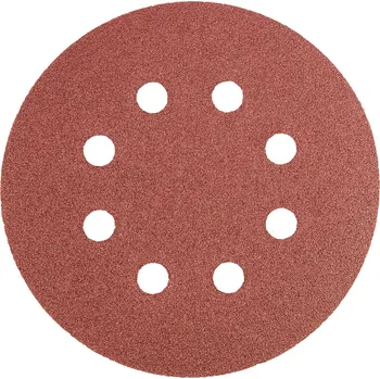 Brusný kotouč Graphite Brusné kotouče 125 mm, K120, 5 ks, s 8 otvory 55H943