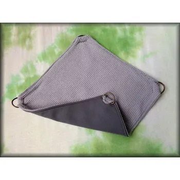 MALÁ HAMAKA pevná šedá + kostičky