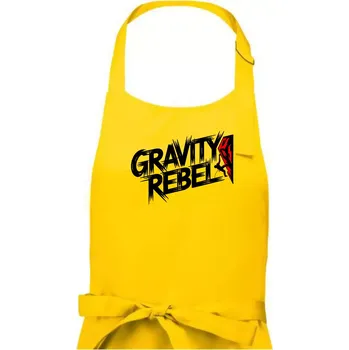 Kuchyňská zástěra Gravity rebel - Dámská zástěra na vaření - Univerzální velikost ( Žlutá )