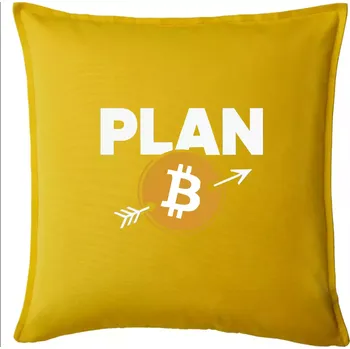 Polštář PLAN ₿ - Polštář 50x50 - 50x50 - Pouze potah ( Žlutá )