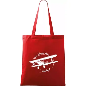 Nákupní taška Still Plays With Planes - Taška bavlněná - 42 x 38 cm ( Červená )