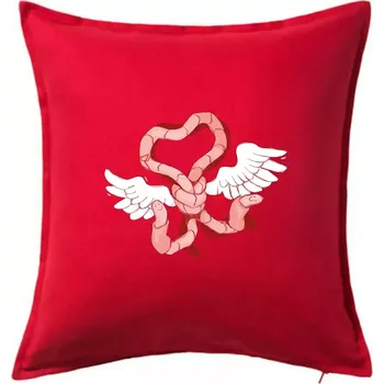 Polštář Žížalí anděl (Alexis Citrine) - Polštář 50x50 - 50x50 - Pouze potah ( Červená )
