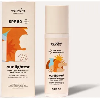 Pleťový krém Our Lightest ultralehký antioxidační krém na obličej s SPF 50