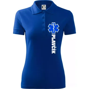 Hvězda života - Plavčík - Polokošile dámská Pique Polo - 2XL ( Královská modrá )
