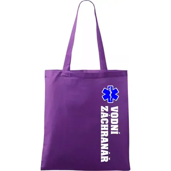Rescue - Vodní záchranář - Taška bavlněná - 42 x 38 cm ( Fialová )