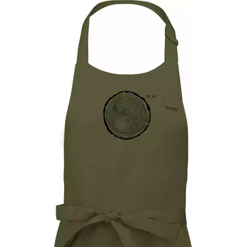 Kuchyňská zástěra Letokruhy - 50 - Pánská zástěra na vaření - Univerzální velikost ( Khaki )