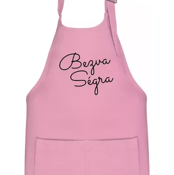 Kuchyňská zástěra Bezva ségra - nápis na prsou - Dětská zástěra na vaření - Univerzální velikost ( Růžová )