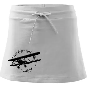 Dámská sukně Still Plays With Planes - Sportovní sukně - two in one - XS ( Bílá )