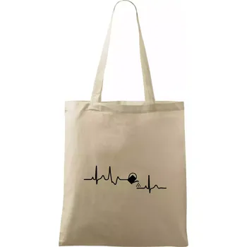 Nákupní taška EKG zahrada - konev - Taška bavlněná - 42 x 38 cm ( Naturální )