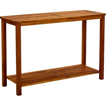 Zahradní stůl Zahradní konzolový stolek 110x40x75 cm masivní akáciové dřevo Hnědá316406