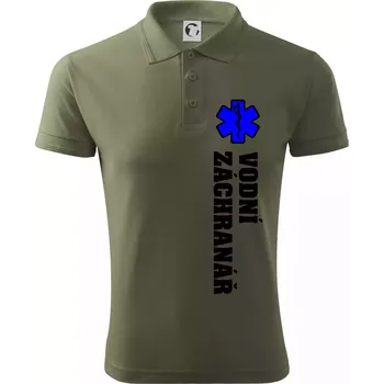 Pánská košile Rescue - Vodní záchranář - Polokošile pánská Pique Polo 203 - M ( Khaki )