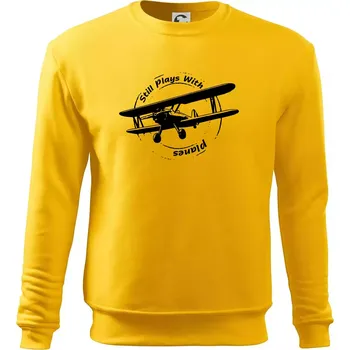 Pánská mikina Still Plays With Planes - Mikina Essential pánská - 3XL ( Žlutá )