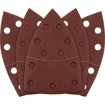 Brusný papír Graphite Brusný papír se suchým zipem, železo 102 x 152 mm, P150, 5 ks, s 11 otvory 58T305