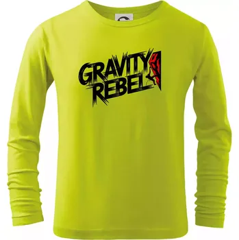 Dětská móda Gravity rebel - Triko dětské Long Sleeve - 158 cm/12 let ( Limetková )