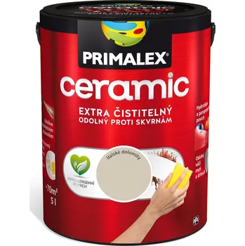 barva na zeď PRIMALEX ceramic omyvatelná interiérová barva na zeď 5 l Italské dolomity