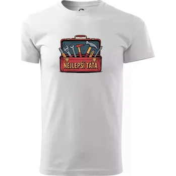Nejlepší táta - nářadí - Triko extra velké (5-8XL) - 7XL ( Bílá )