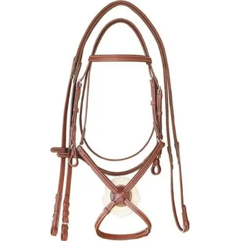 Uzdečka SUPREME s mexickým nánosníkem černá FULL