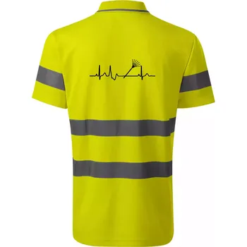 EKG zahrada - hrábě - HV Runway 2V9 - Reflexní polokošile - XL ( Neonově žlutá )