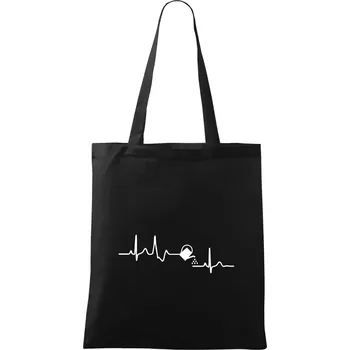 EKG zahrada - konev - Taška bavlněná - 42 x 38 cm ( Černá )