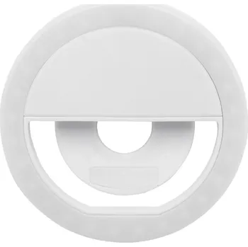 Selfie tyč Reklamní Radiance Selfie kroužek RABS, bílá