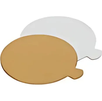 Obal na kolo Podložka papírová zlatá 80mm 200ks