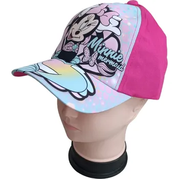 Kšiltovka Setino Dívčí kšiltovka MINNIE mořská panna tmavě růžová Barva: Růžová, Velikosti: 52